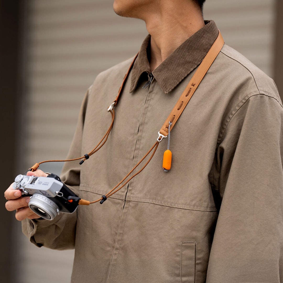 PGYTECH Camera Strap Slim (Vintage-Caramel Brown) - additional product view