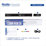 Phottix T200R Tube LED Light Lux Mini Tripod included - additional product view
