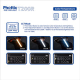 Phottix T200R Tube LED Light Lux Mini Tripod included - additional product view