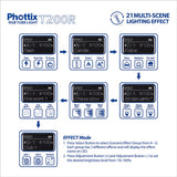 Phottix T200R Tube LED Light Lux Mini Tripod included - additional product view