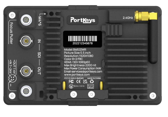 Portkeys BM5 III 5.5-inch High Brightness Monitor. Wireless Camera Control - additional product view