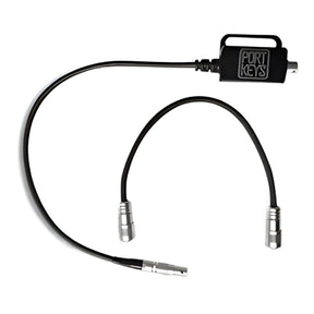 Portkeys LANC Control Cable, 2.5mm earphone to Mini USB
