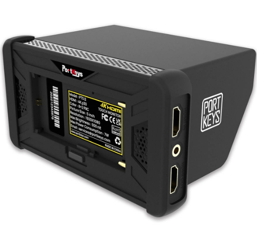Portkeys PT5 II 5-inch 4K HDMI Touchscreen Monitor w/3D LUT Support - additional product view