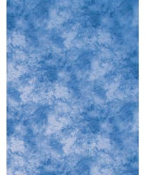 ProMaster Cotton Backdrop, 10 by 12 feet, Cloud Dyed Medium Blue