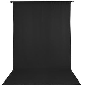 ProMaster Wrinkle Resistant Backdrop, 10 by 20 feet, Black