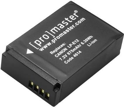 ProMaster Canon LP-E12 battery