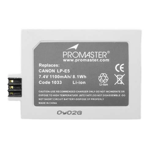 ProMaster Canon LP-E5 Battery - additional product view