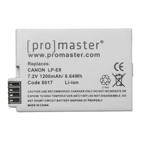 ProMaster Canon LP-E8 Battery - additional product view
