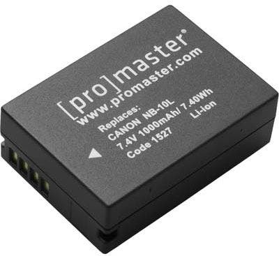 ProMaster Canon NB-10L Battery