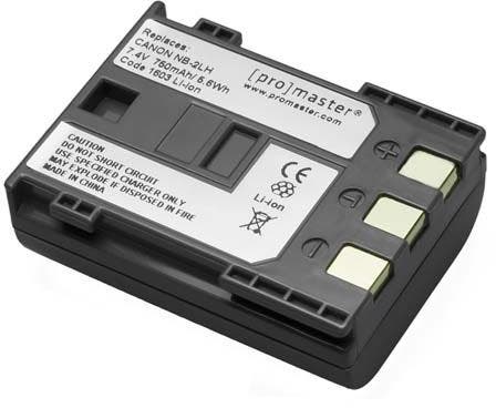 ProMaster Canon NB-2LH camera battery.