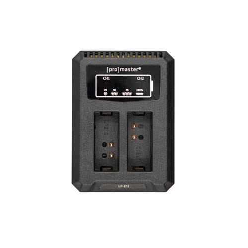 ProMaster Dually Charger, USB, for Canon LP-E12