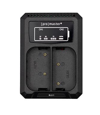 ProMaster Dually USB Charger for Olympus BLX-1