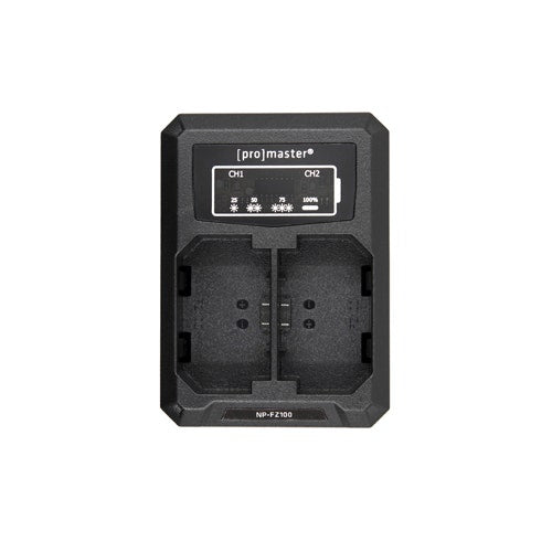 ProMaster Dually USB charger for Sony NP-FZ100 battery.