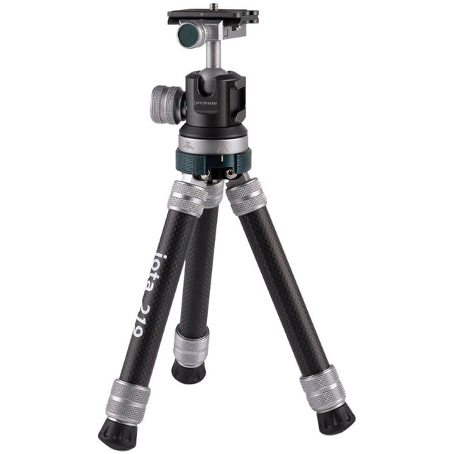 ProMaster iota 219 ultralightweight tabletop tripod kit, Carbon Fiber