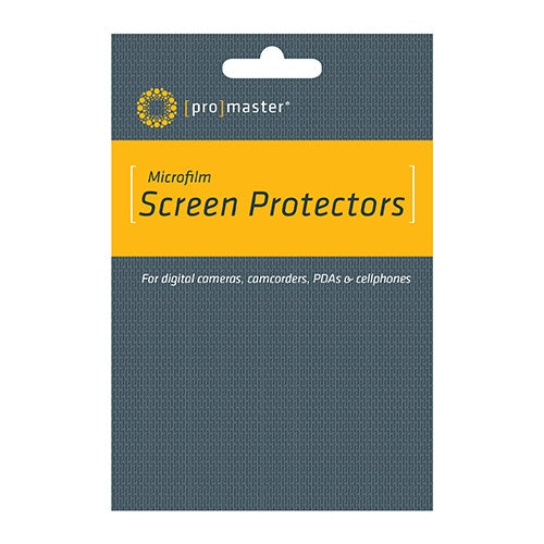 ProMaster LCD Screen Protector film for screens up to 4 inches, pack of 3