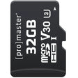 ProMaster Micro SDHC 32GB UHS-1 V30 memory card