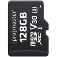 ProMaster Micro SDXC 128GB UHS-1 V30 memory card