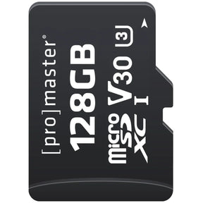 ProMaster Micro SDXC 128GB UHS-1 V30 memory card