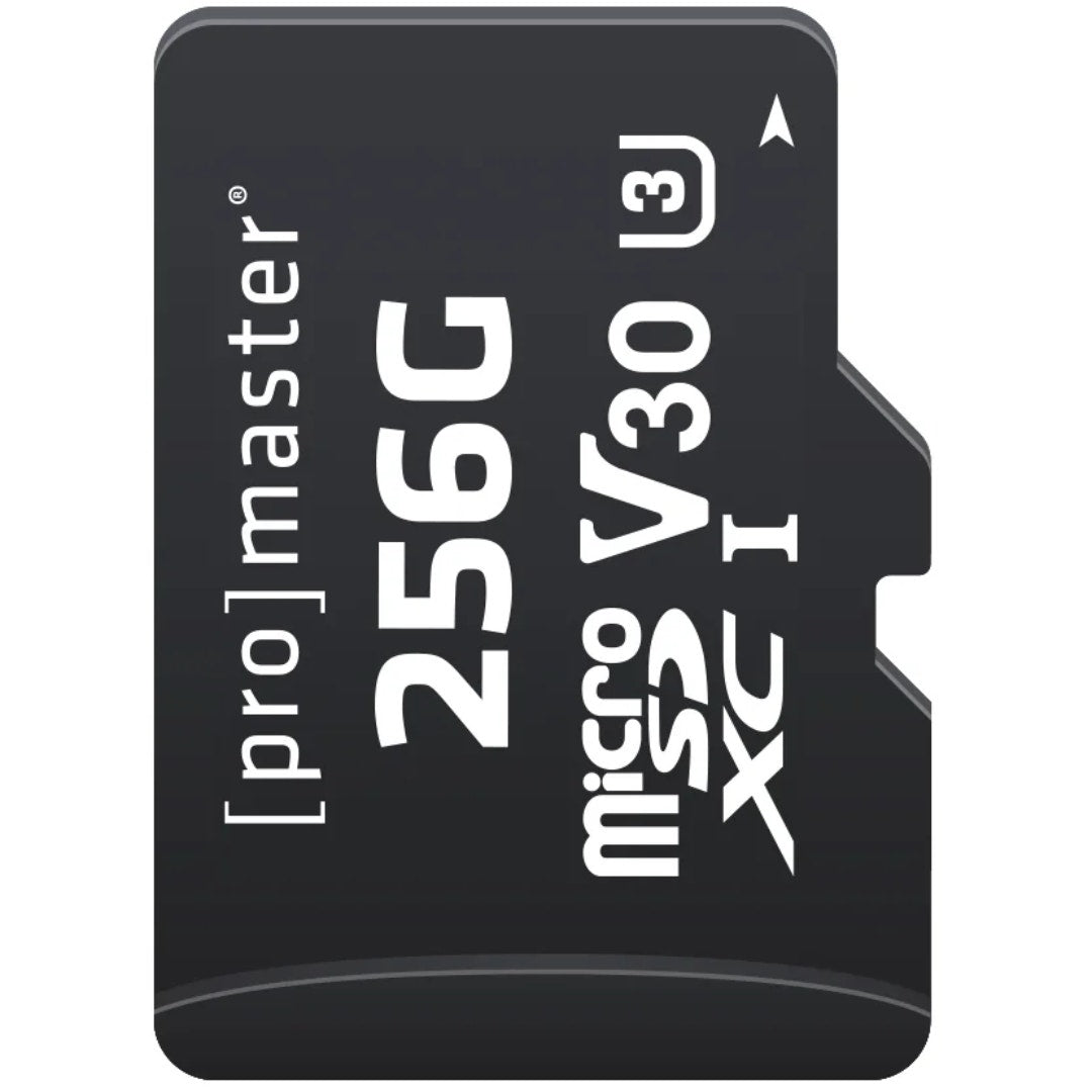 ProMaster Micro SDXC 256GB UHS-1 V30 memory card