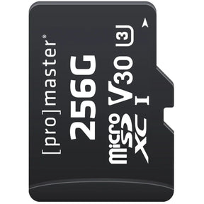 ProMaster Micro SDXC 256GB UHS-1 V30 memory card