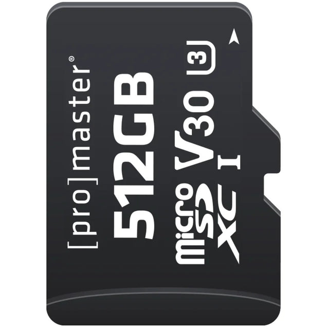 ProMaster Micro SDXC 512GB UHS-1 V30 memory card