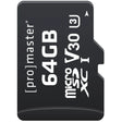 ProMaster Micro SDXC 64GB UHS-1 V30 memory card