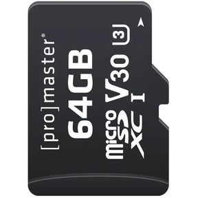 ProMaster Micro SDXC 64GB UHS-1 V30 memory card