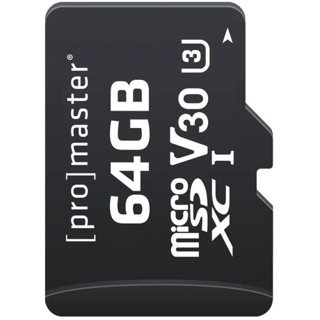 ProMaster Micro SDXC 64GB UHS-1 V30 memory card