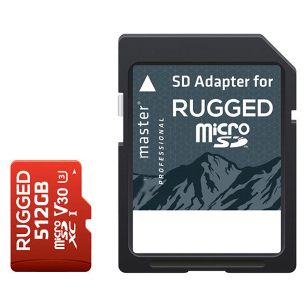 ProMaster microSD Rugged 512GB memory card with adaptor