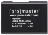 ProMaster Nikon EN-EL14A N battery
