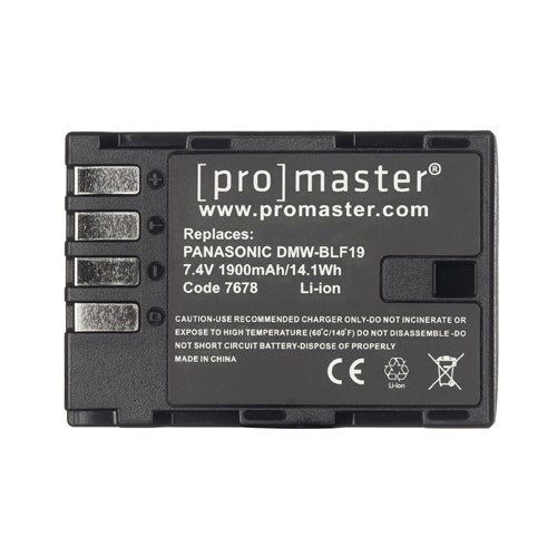 ProMaster Panasonic DMW-BLF19 Battery - additional product view