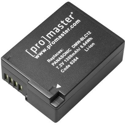ProMaster battery, fit for Panasonic DMW-BLC12