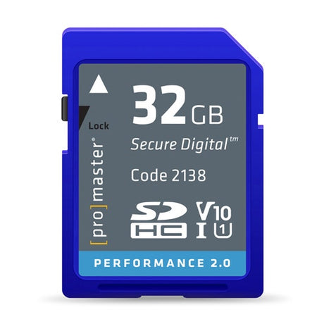 ProMaster SDHC Performance 32GB V10 memory card