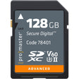 ProMaster SDXC 128GB Advanced UHS-II V60 memory card