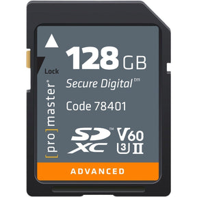 ProMaster SDXC 128GB Advanced UHS-II V60 memory card