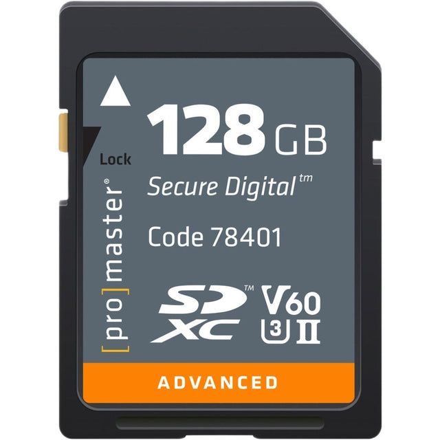 ProMaster SDXC 128GB Advanced UHS-II V60 memory card