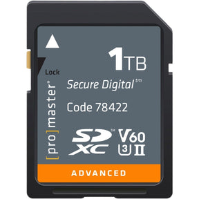 ProMaster SDXC 1TB Advanced UHS-II V60 memory card