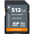 ProMaster SDXC 512GB Advanced UHS-II V60 memory card