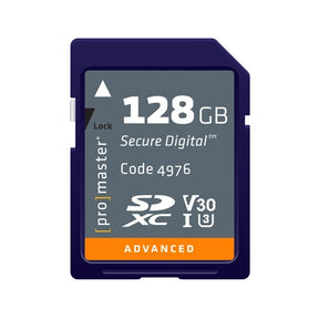ProMaster SDXC Advanced 128GB 633x 95MB/s UHS-I U3 V30 memory card