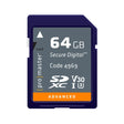 ProMaster SDXC Advanced 64GB 633x 95MB/s UHS-I U3 V30 memory card