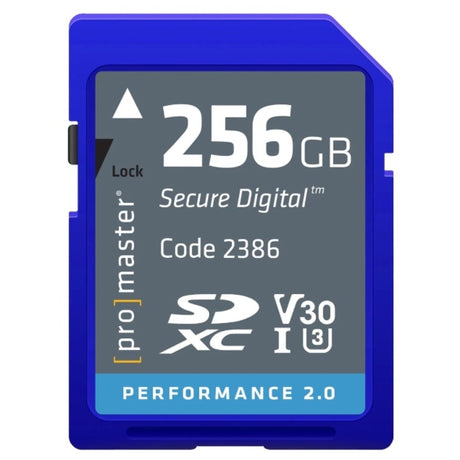 ProMaster SDXC Performance 256GB V30 memory card