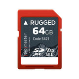 ProMaster SDXC Rugged 64GB 100MB/s UHS-1 U3 V30 memory card