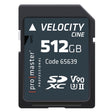 ProMaster SDXC Velocity CINE 512GB V90 2000x 300MB/s UHS-II U3 memory card