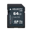 ProMaster SDXC Velocity CINE 64GB, V90 Video Speed Class, UHS-II U3