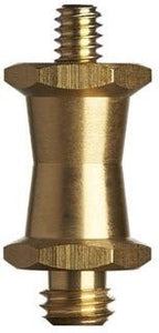 ProMaster Short Brass Stud, 1/4-20 male to 3/8 male