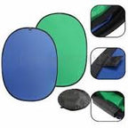 ProMaster Solid Pop-Up Background, 6x7 feet, dual sided, chromakey green and blue