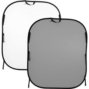 ProMaster Pop-Up Background, dual sided, White/Grey