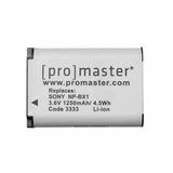 ProMaster Sony NP-BX1 Battery - additional product view