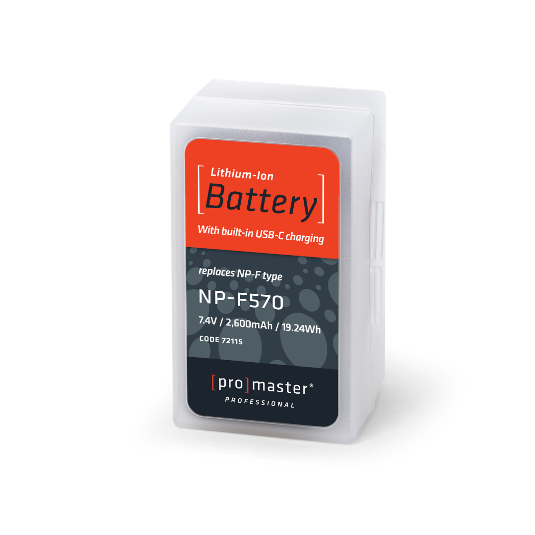 ProMaster Sony NP-F570 battery with USB-C Port - additional product view