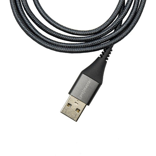 ProMaster USB-C to USB-A Braided Cable 2m - Grey - additional product view
